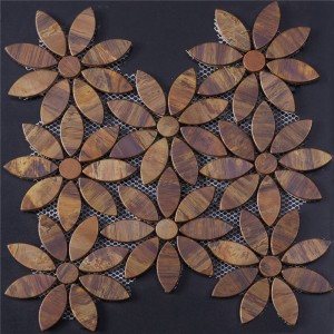 Retro Art Kitchen Wall Flower Mosaic dlaždice