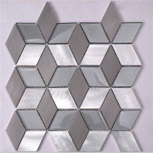 Snadné čištění mozaikových dlaždic ve tvaru diamantu / kosočtverce