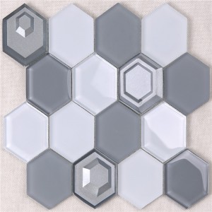 Foshan Factory přizpůsobený design šestiúhelník mozaika