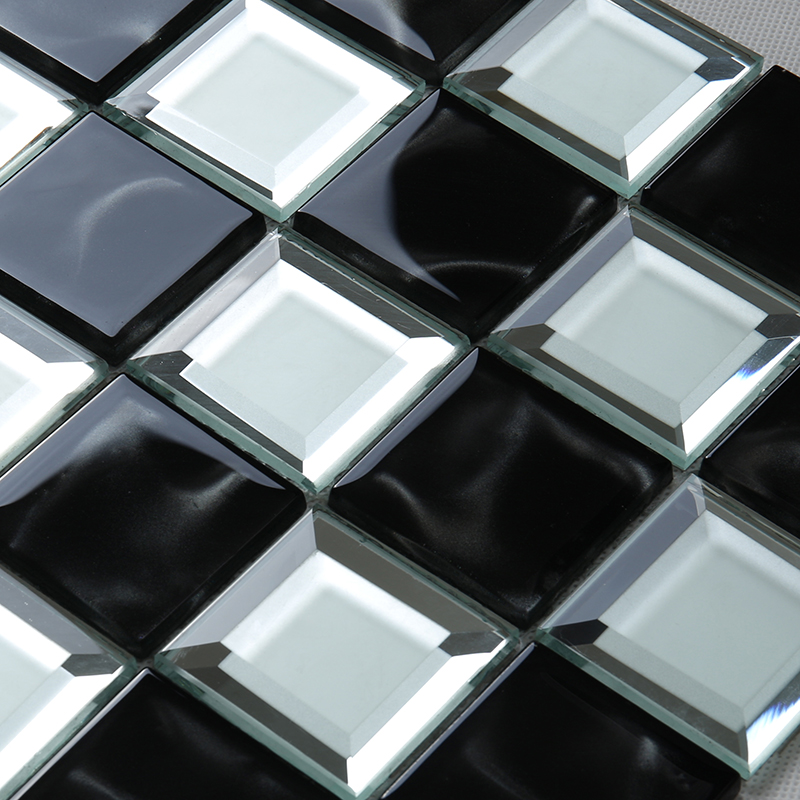 Luxusní zkosená zrcadlová skleněná mozaiková dlaždice pro stěny hotelu Club Club